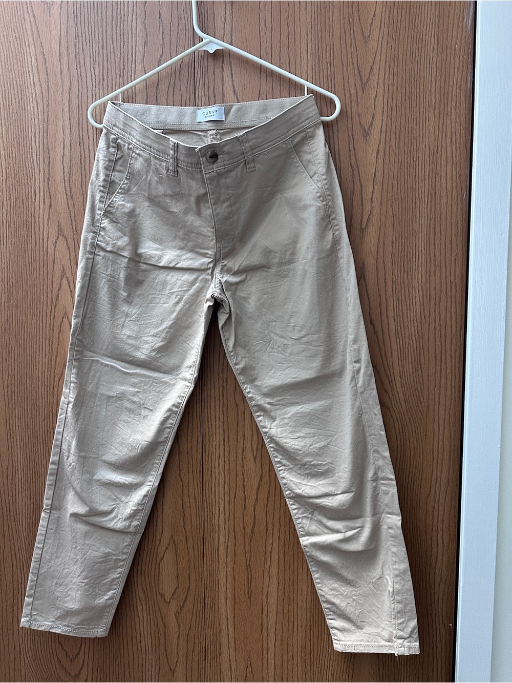 Womens tan Chinos - Curve Appeal